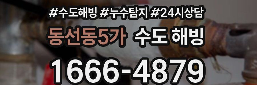 동선동5가 수도 해빙