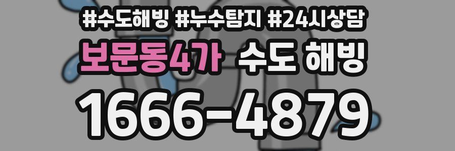 보문동4가 수도 해빙