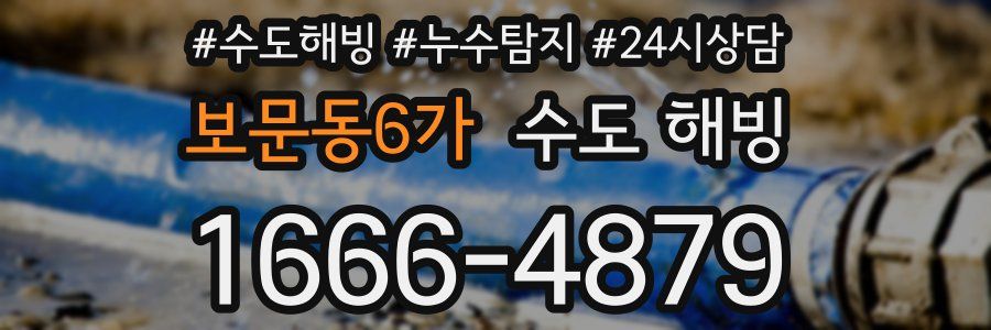 보문동6가 수도 해빙