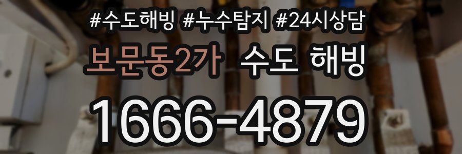 보문동2가 수도 해빙