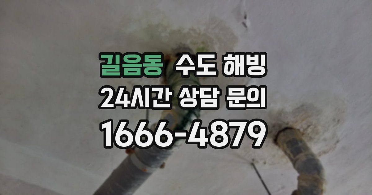 길음동 수도 해빙