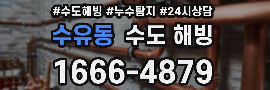 수유동 수도 해빙