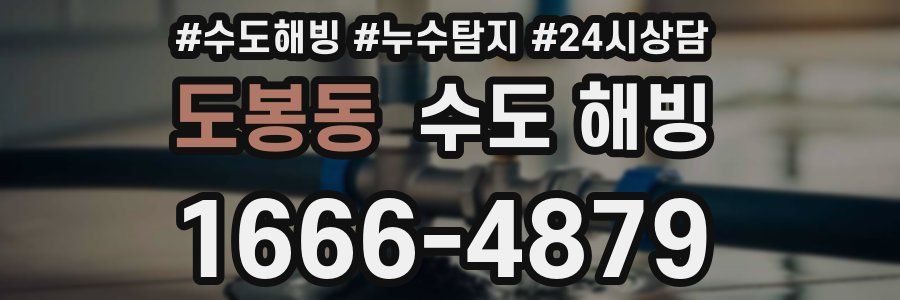 도봉동 수도 해빙