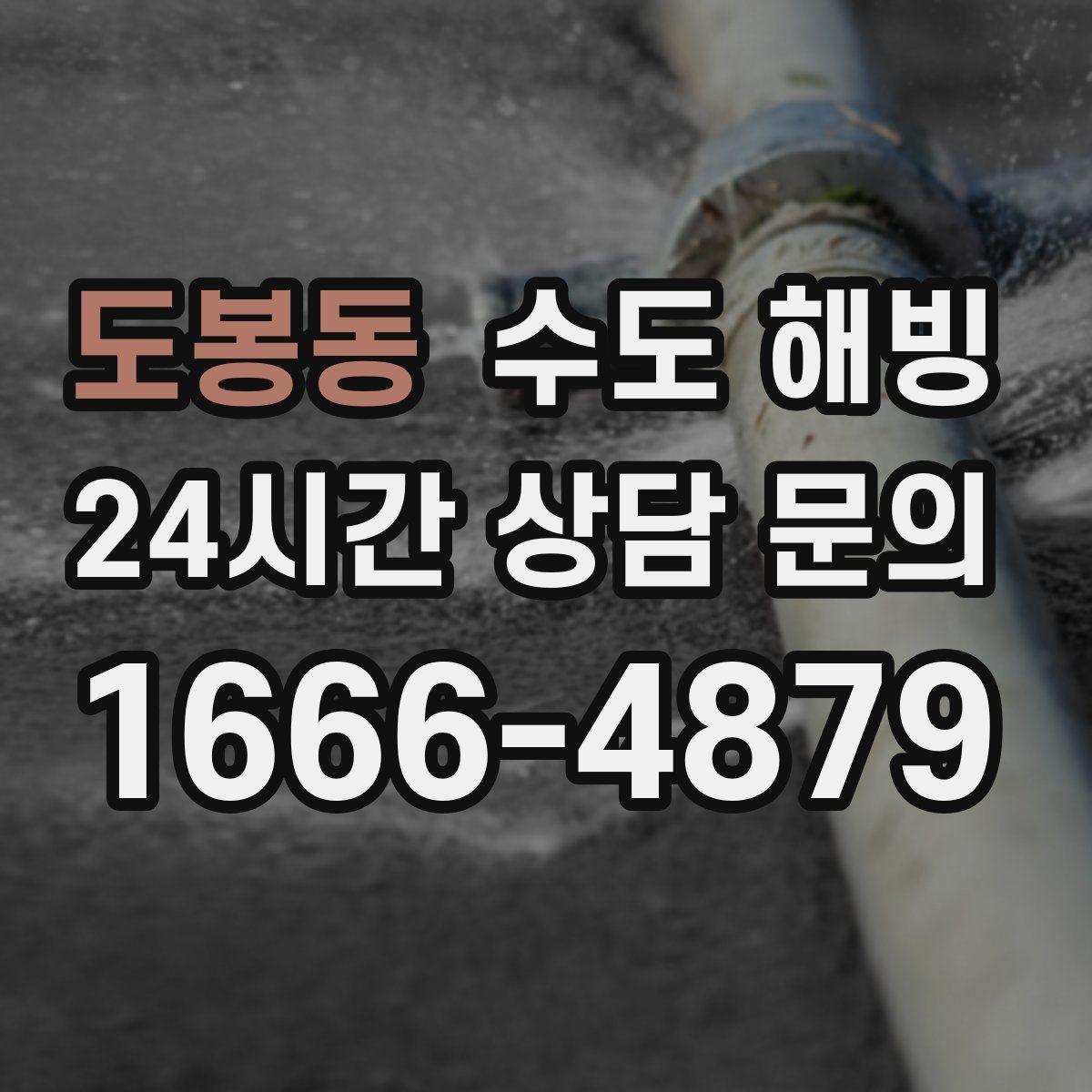 도봉동 수도 해빙