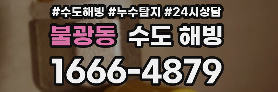 불광동 수도 해빙