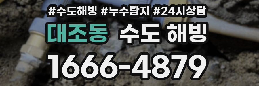 대조동 수도 해빙