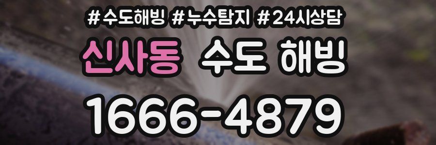 신사동 수도 해빙