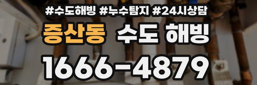 증산동 수도 해빙