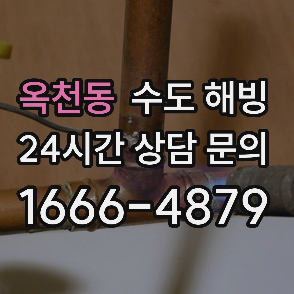 옥천동 수도 해빙