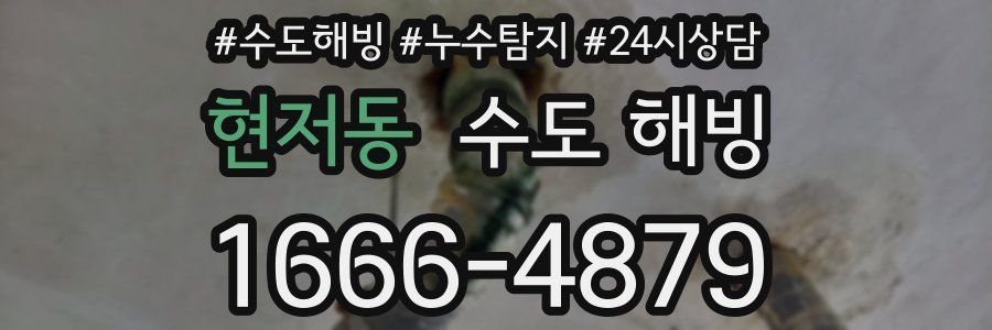 현저동 수도 해빙