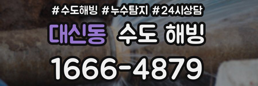 대신동 수도 해빙