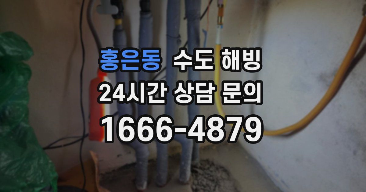홍은동 수도 해빙