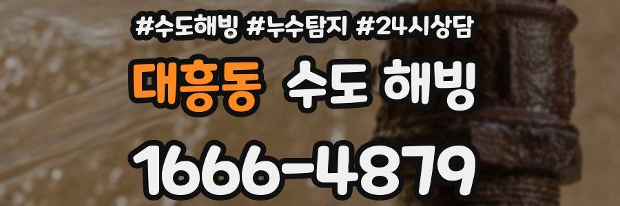 대흥동 수도 해빙