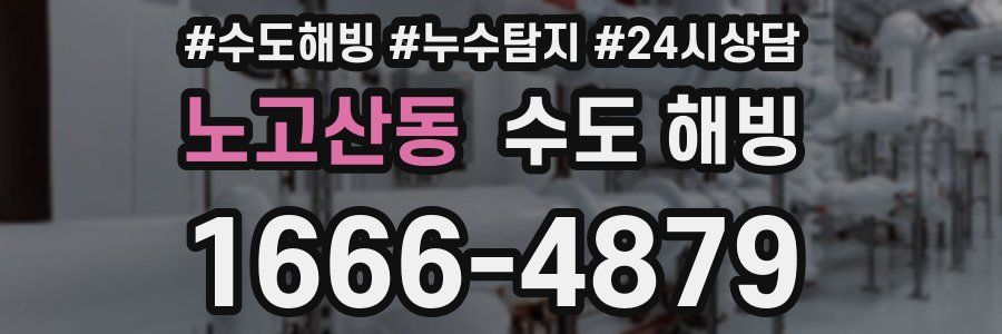 노고산동 수도 해빙