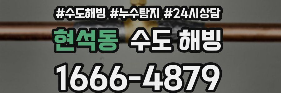 현석동 수도 해빙