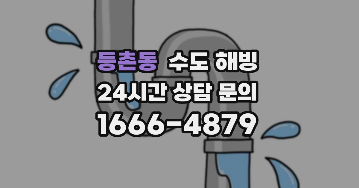 등촌동 수도 해빙