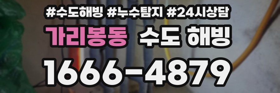 가리봉동 수도 해빙