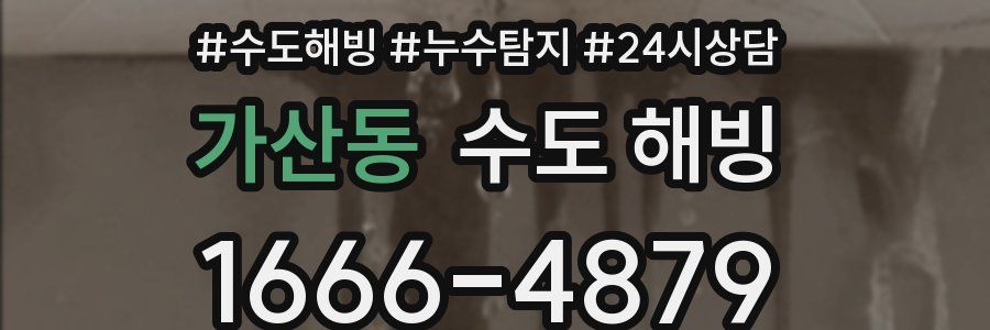 가산동 수도 해빙