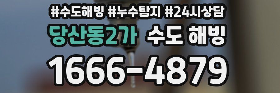 당산동2가 수도 해빙