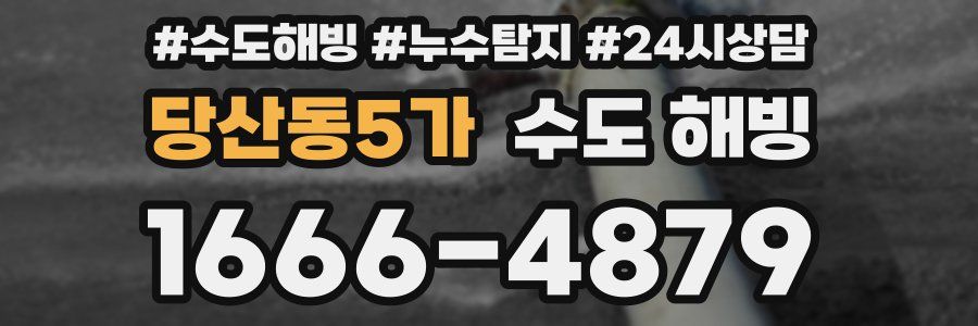 당산동5가 수도 해빙