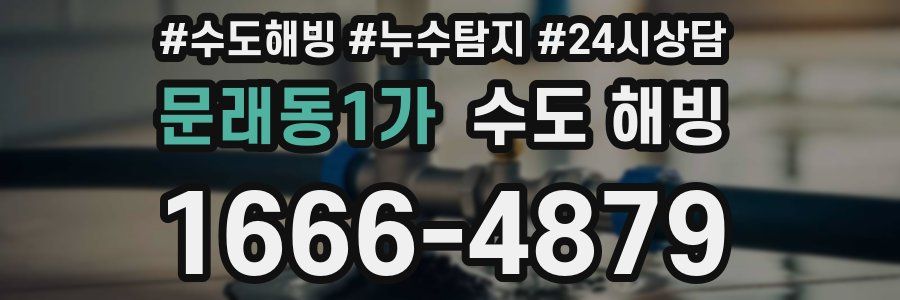 문래동1가 수도 해빙