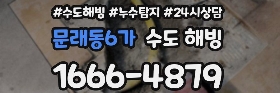 문래동6가 수도 해빙