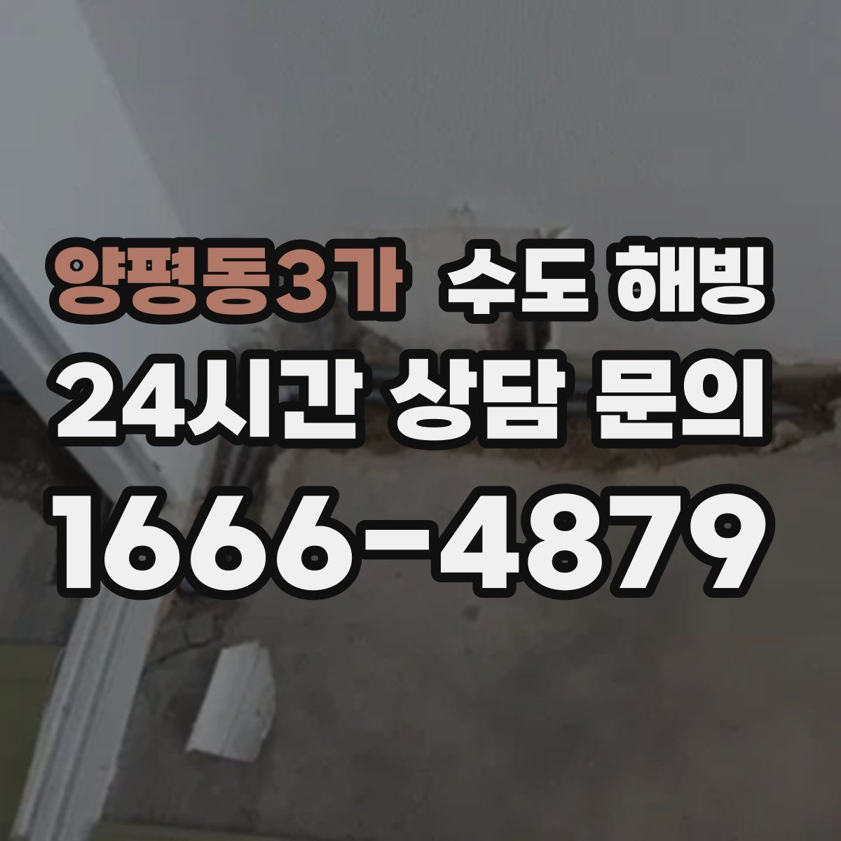 양평동3가 수도 해빙