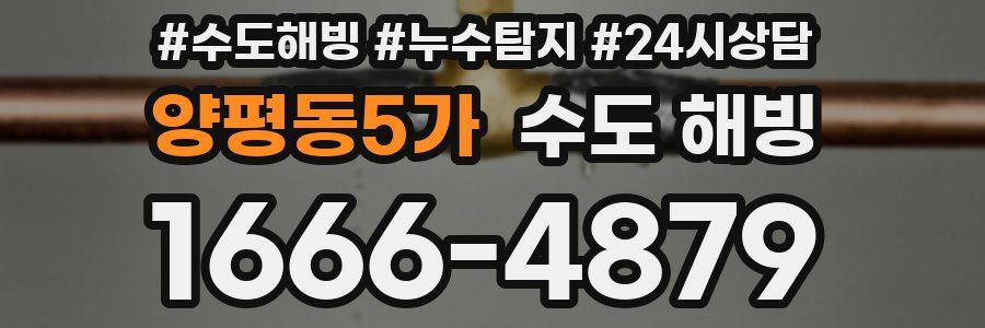 양평동5가 수도 해빙