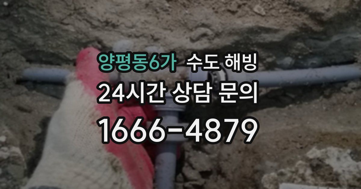 양평동6가 수도 해빙