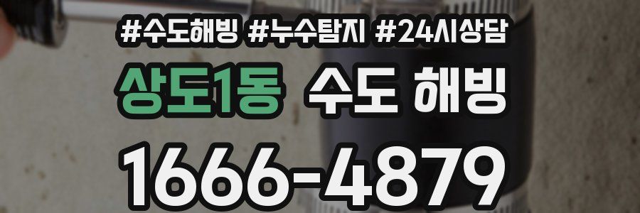 상도1동 수도 해빙