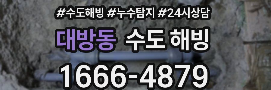 대방동 수도 해빙