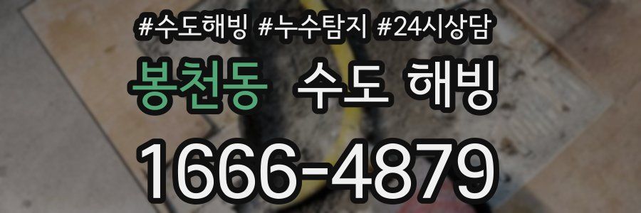 봉천동 수도 해빙