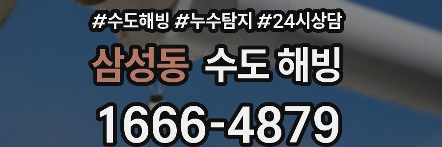 삼성동 수도 해빙