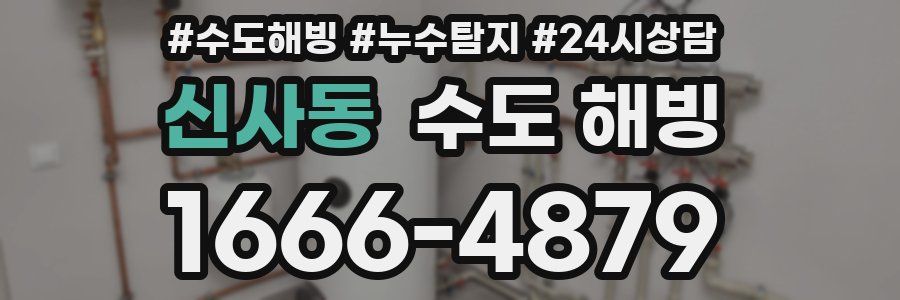 신사동 수도 해빙