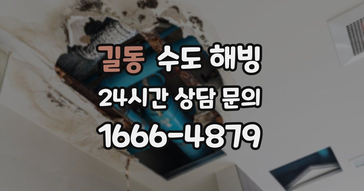 길동 수도 해빙