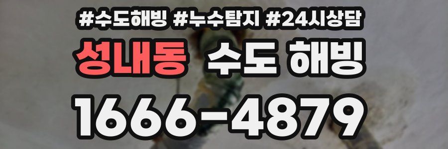 성내동 수도 해빙