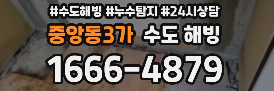 중앙동3가 수도 해빙