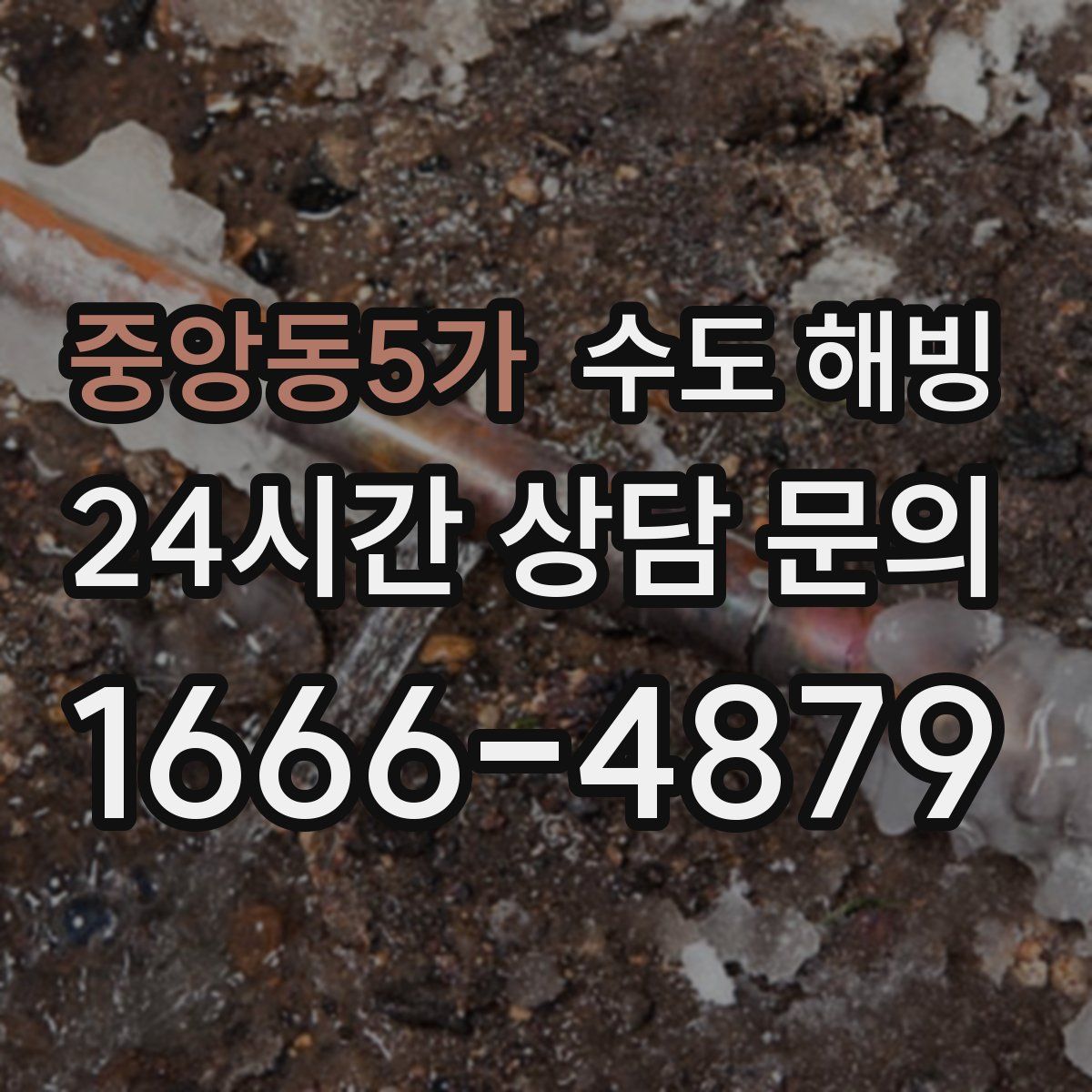 중앙동5가 수도 해빙