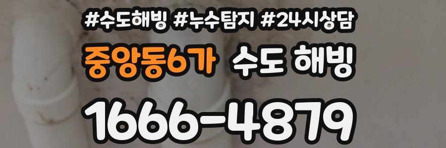 중앙동6가 수도 해빙
