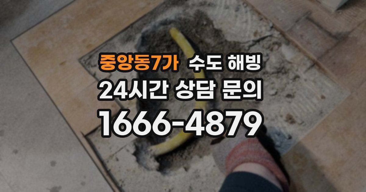 중앙동7가 수도 해빙