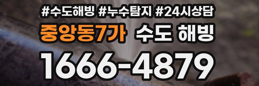 중앙동7가 수도 해빙