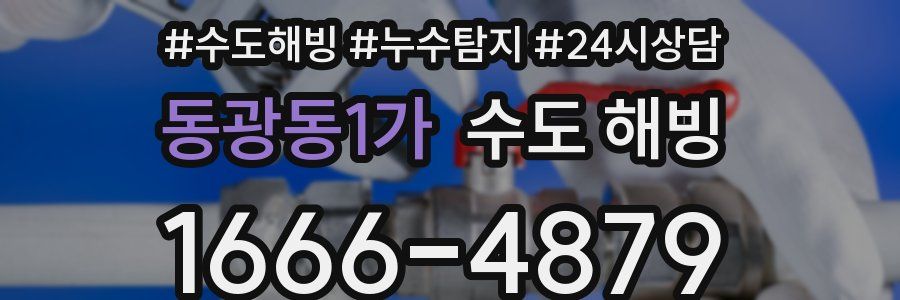동광동1가 수도 해빙