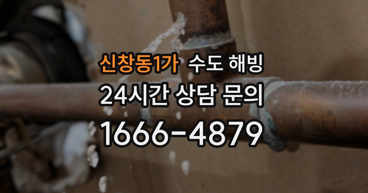 신창동1가 수도 해빙
