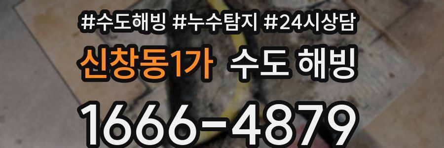 신창동1가 수도 해빙