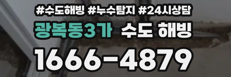 광복동3가 수도 해빙