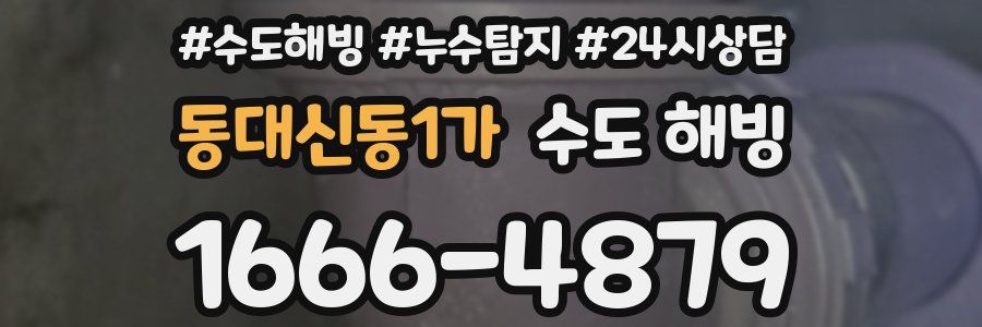 동대신동1가 수도 해빙