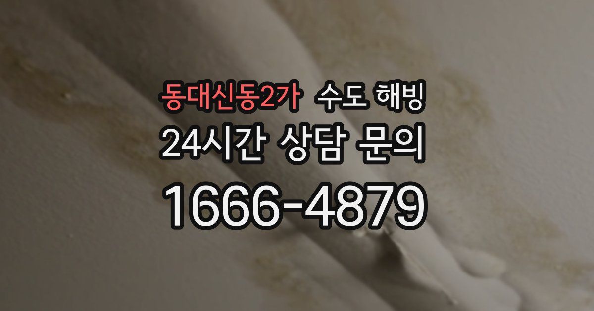 동대신동2가 수도 해빙