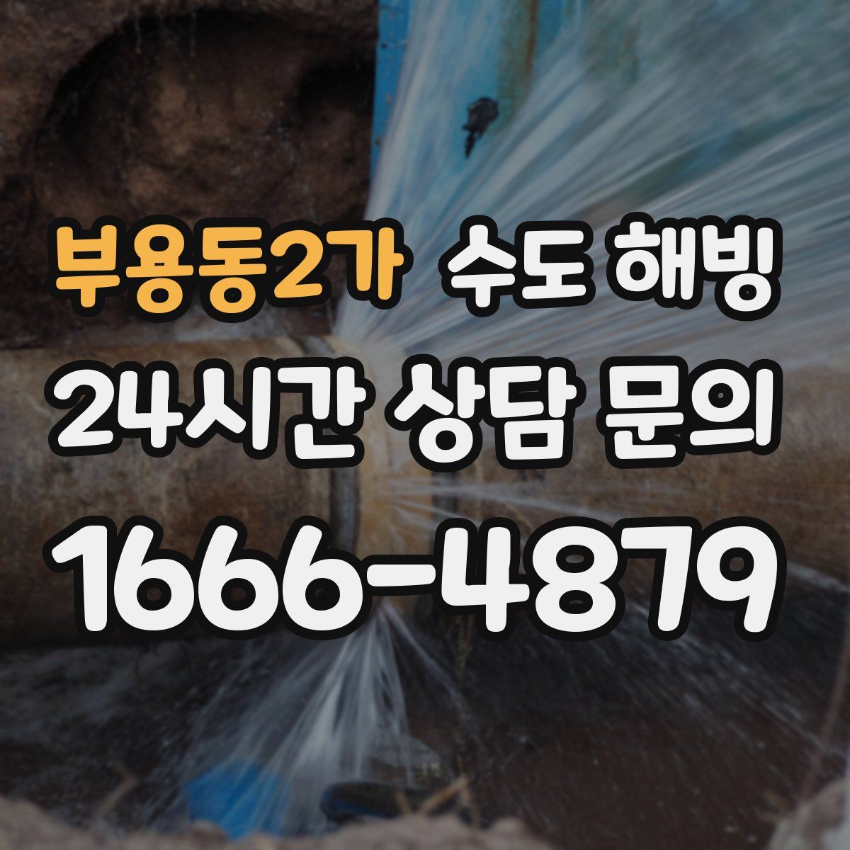 부용동2가 수도 해빙