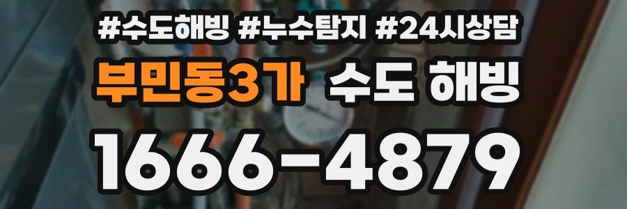 부민동3가 수도 해빙