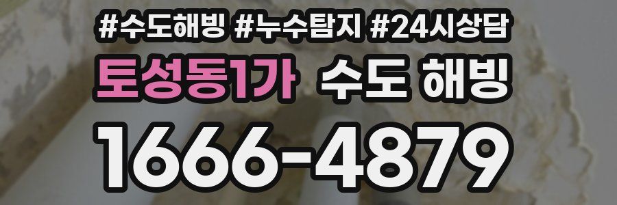 토성동1가 수도 해빙